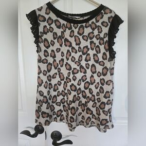 Ces Femme leopard print top